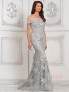 Formal Dresses Long Mermaid Fitted Formal Prom Dress Platinum