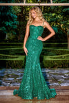 Portia and Scarlett Prom Long Formal Dress 22036 - The Dress Outlet Emerald