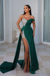 Portia and Scarlett PS23648E Long Mermaid Fit Formal Prom Dress