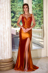 Prom Dresses Long Sleeveless Prom Dress Orange