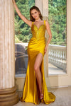 Prom Dresses Long Sleeveless Prom Dress Yellow