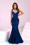 Prom Dresses Long Mermaid Fitted Formal Prom Dress Cobalt