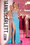 Prom Dresses Long Beaded Prom Dress Blue