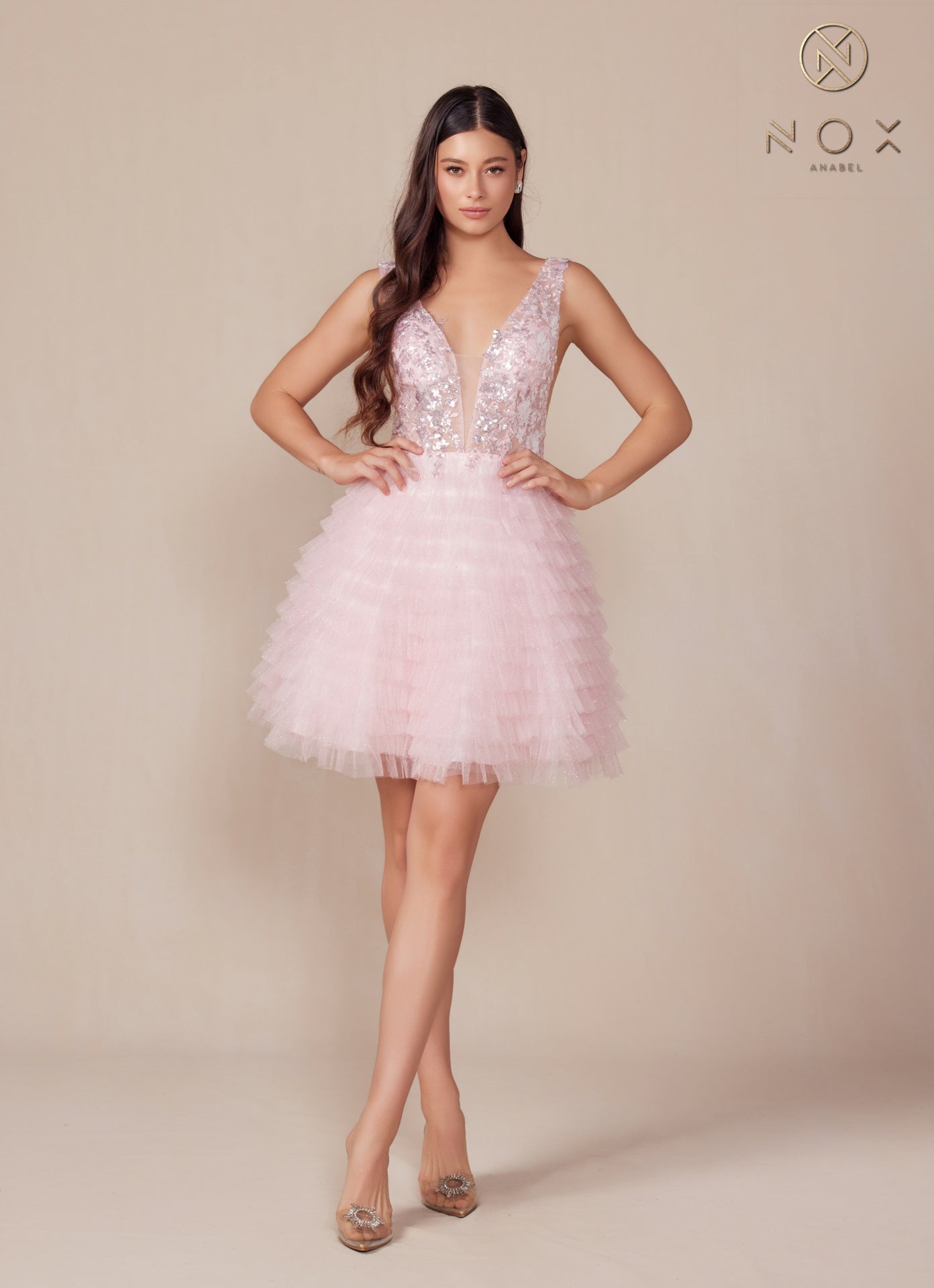 Prom Dresses Short A Line Cocktail Dress Baby Pink