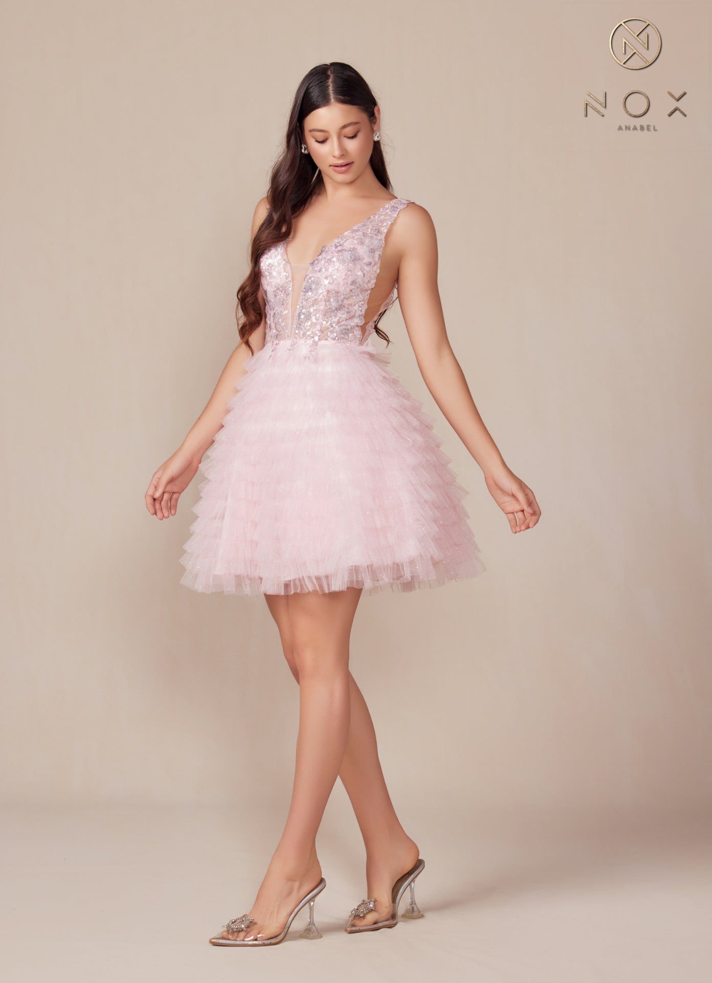 Prom Dresses Short A Line Cocktail Dress Baby Pink