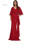 Mother of the Bride Dresses Long Mother of the Bride chiffon Dress Wine