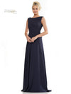 Formal Dresses Long A Line Skirt Formal Gown Navy