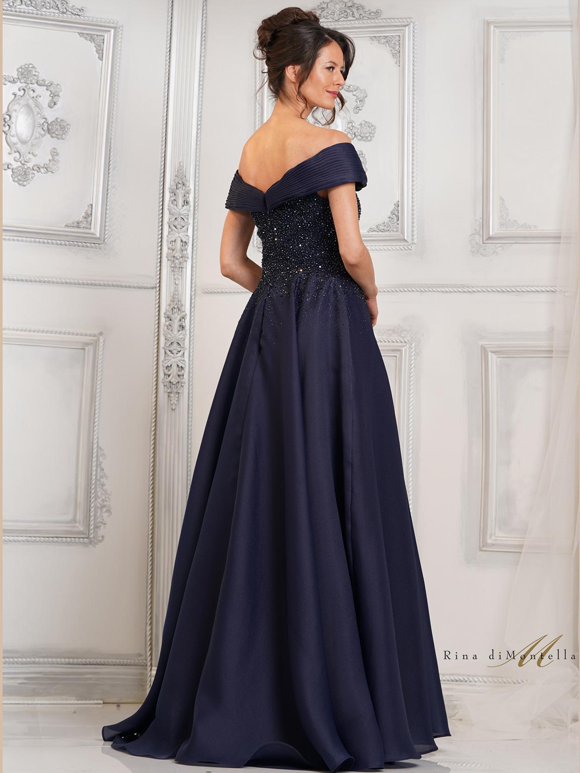 Formal Dresses Beaded Long Formal Dress Navy