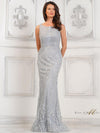 Formal Dresses Long Formal Prom Fitted Dress Blue