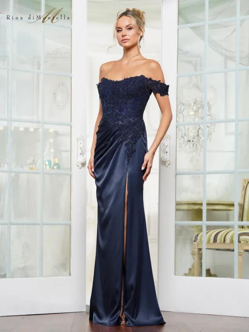 Plus Size Dresses Plus Size Long Formal Dress Navy