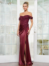 Plus Size Dresses Plus Size Long Formal Dress Wine