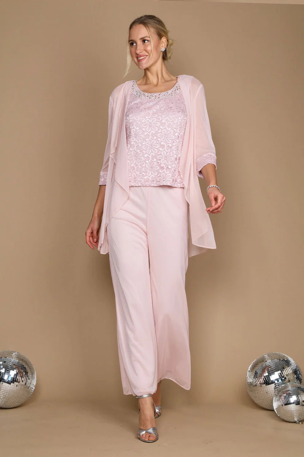 R&M Richards 5008P Petite Lace Pant Suit Sale