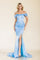 Prom Dresses Long Fitted Formal Prom Dress Baby Blue