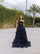 Prom Dresses Long Ruffle Tiered Prom Gown Black