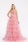 Prom Dresses Long Ruffle Tiered Prom Gown Dusty Rose