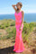 Prom Dresses Fitted Neon Prom Dress Neon Fuchsia