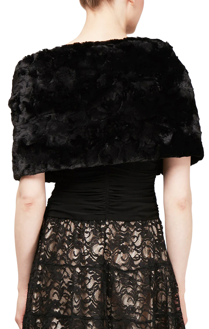 Fur Wrap Black