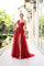 Prom Dresses Long Glitter Ball Gown Formal Prom Dress Red