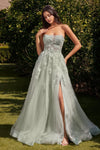 Prom Dresses Long A Line Formal Prom Dress Sage