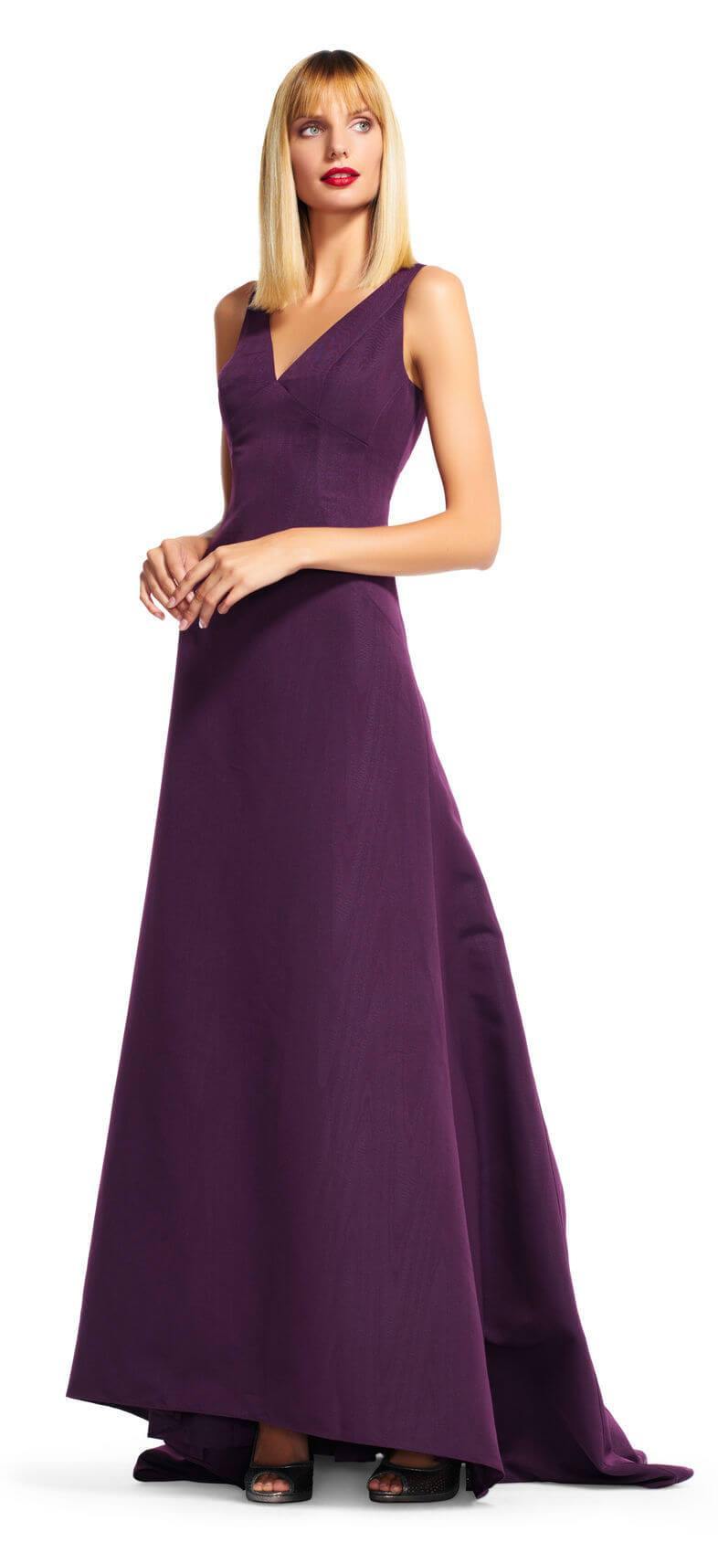 Adrianna Papell Long Sleeveless Formal Evening Dress - The Dress Outlet Adrianna Papell