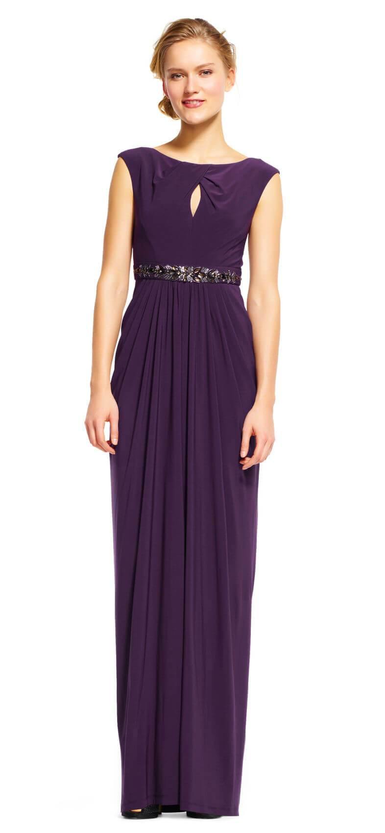 Adrianna Papell Long Formal Evening Party Dress - The Dress Outlet Adrianna Papell