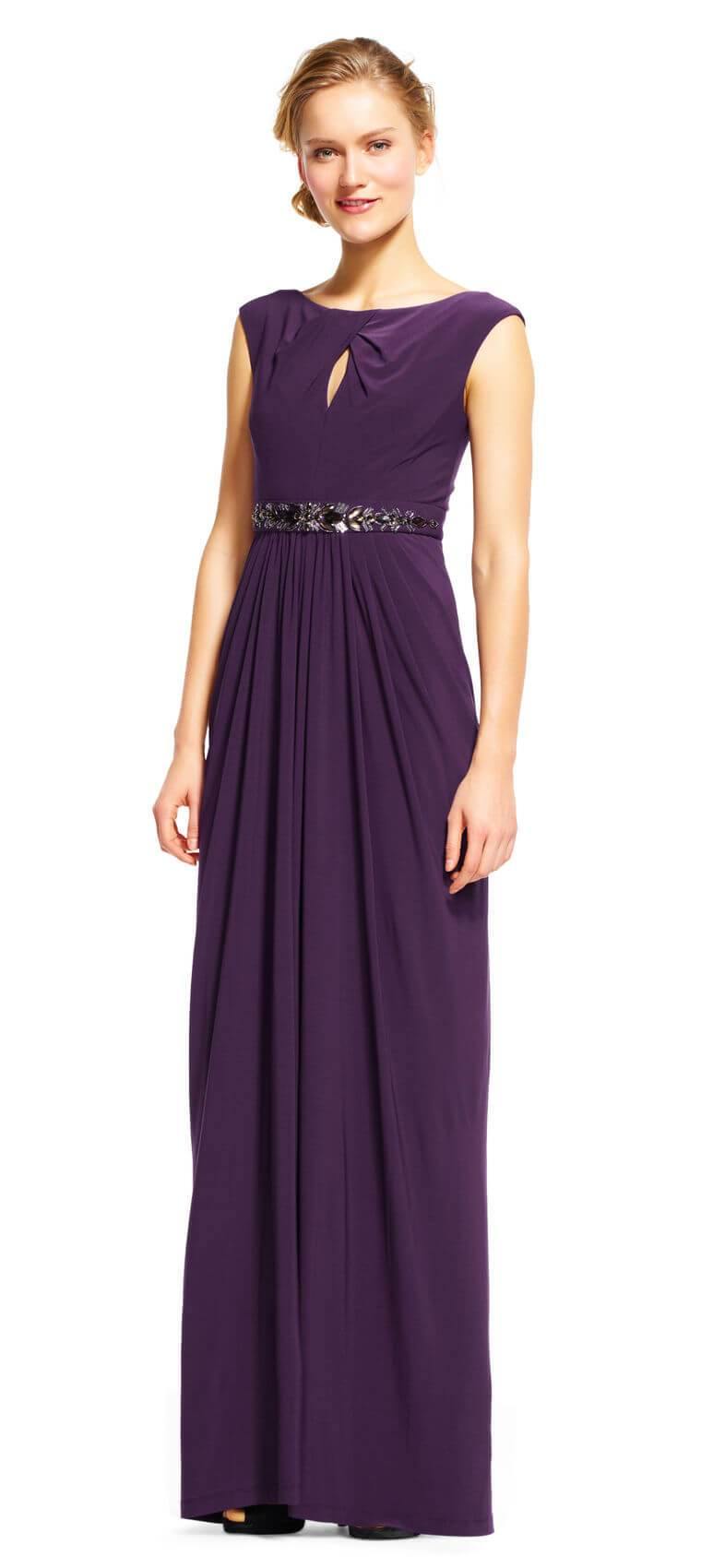 Adrianna Papell Long Formal Evening Party Dress - The Dress Outlet Adrianna Papell