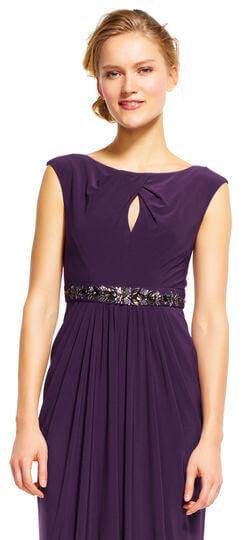 Adrianna Papell Long Formal Evening Party Dress - The Dress Outlet Adrianna Papell