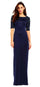 Adrianna Papell Long Formal Evening Dress - The Dress Outlet Adrianna Papell