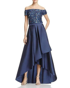 Twilight Adrianna Papell AP1E201583 Off Shoulder Two Piece High