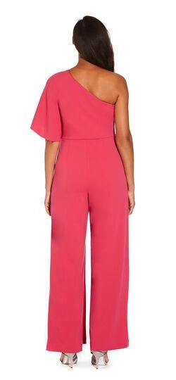 Adrianna Papell One Shoulder Pant Jumpsuit Formal - The Dress Outlet Adrianna Papell