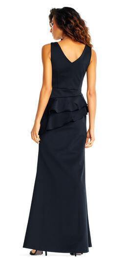 Adrianna Papell Long Sleeveless Formal Dress - The Dress Outlet Adrianna Papell