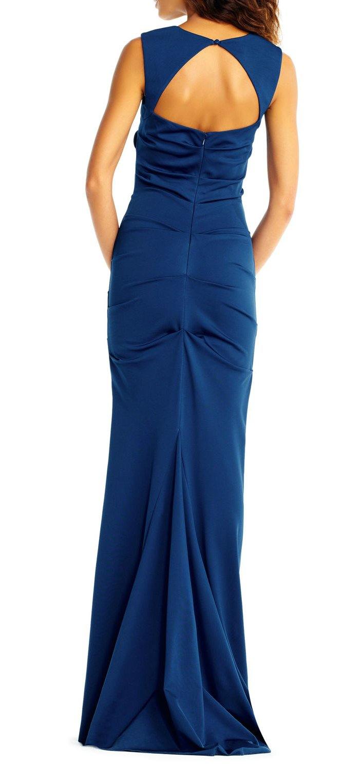 Adrianna Papell Long Formal Jersey Dress - The Dress Outlet Adrianna Papell