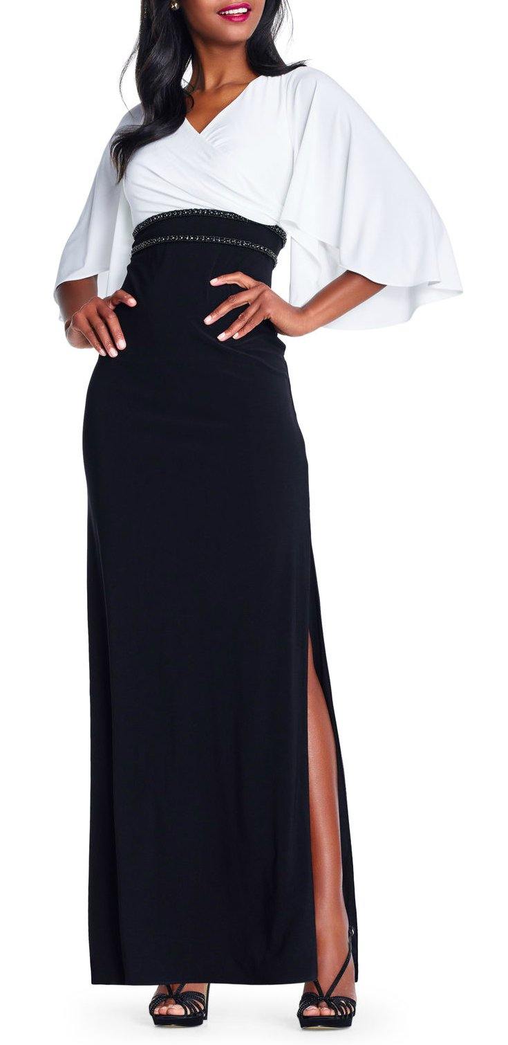 Adrianna Papell Long Formal Jersey Dress - The Dress Outlet Adrianna Papell