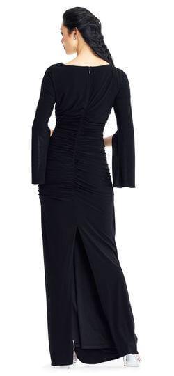 Adrianna Papell Long Formal Split Sleeve Dress - The Dress Outlet Adrianna Papell