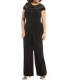 Adrianna Papell Long Cap Sleeve Plus Size Pant Suit - The Dress Outlet Adrianna Papell