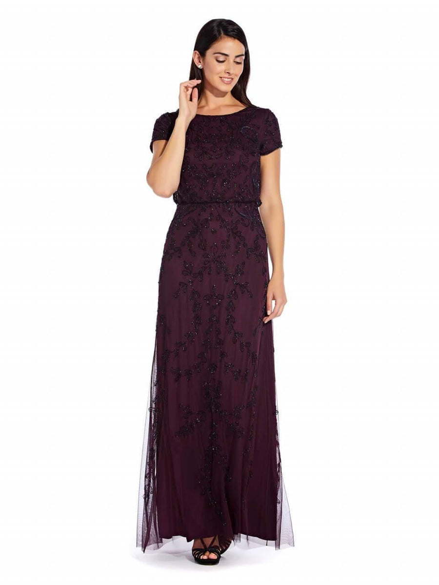 Adrianna Papell Mother of the Bride Long Dress Formal - The Dress Outlet Adrianna Papell