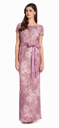 Adrianna Papell Long Formal Mother of the Bride Dress - The Dress Outlet Adrianna Papell