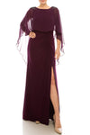 Adrianna Papell Mother of the Bride Cape Dress - The Dress Outlet