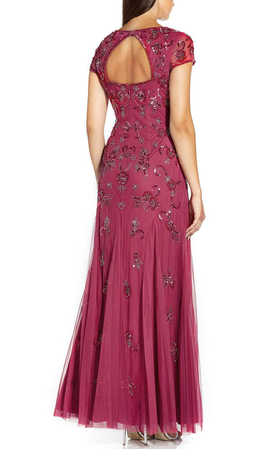 Dusty Rouge 6 Adrianna Pappel Long Formal Sale