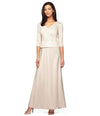 Alex Evenings Long Formal Petite Evening Dress - The Dress Outlet