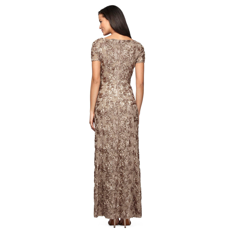 Alex Evenings Long Mother of the Bride Dress 112788 - The Dress Outlet