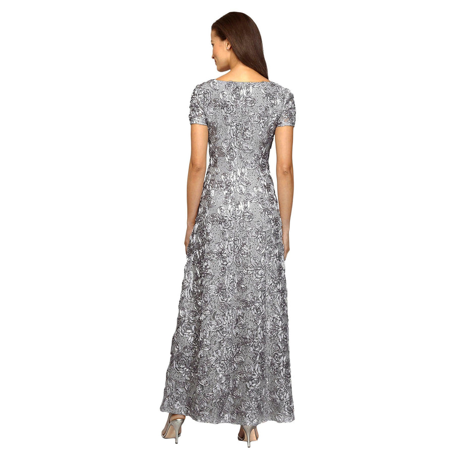 Alex Evenings Long Mother of the Bride Dress 112788 - The Dress Outlet