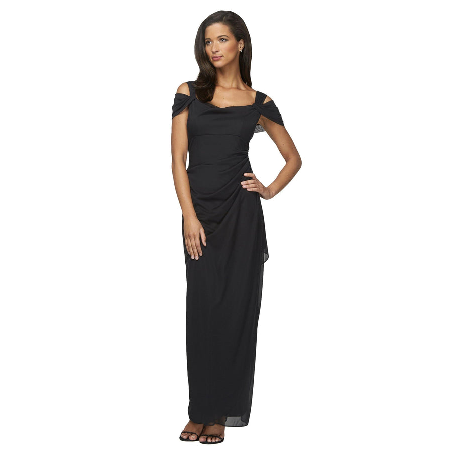 Alex Evenings Long Formal Off Shoulder Dress 132156 - The Dress Outlet