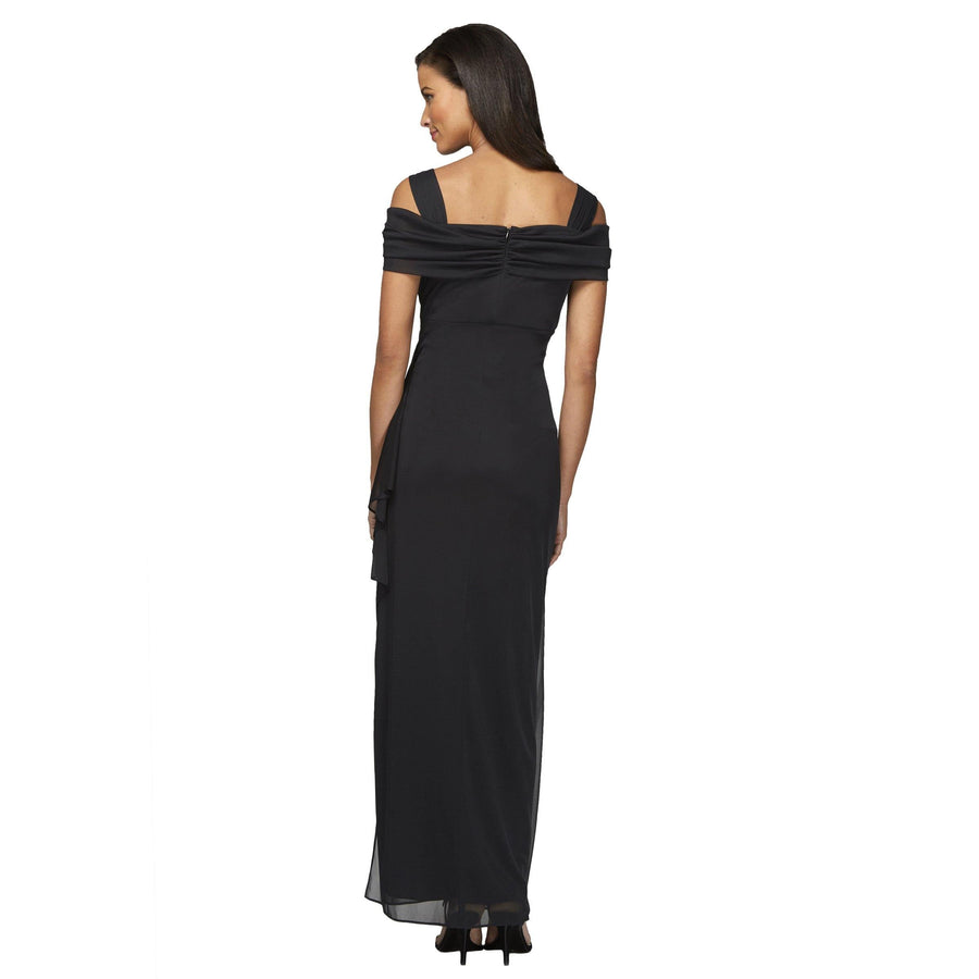 Alex Evenings Long Formal Off Shoulder Dress 132156 - The Dress Outlet