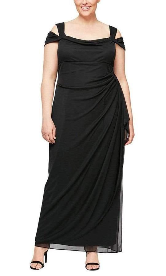 Alex Evenings Long Plus Size Formal Dress 432156 - The Dress Outlet