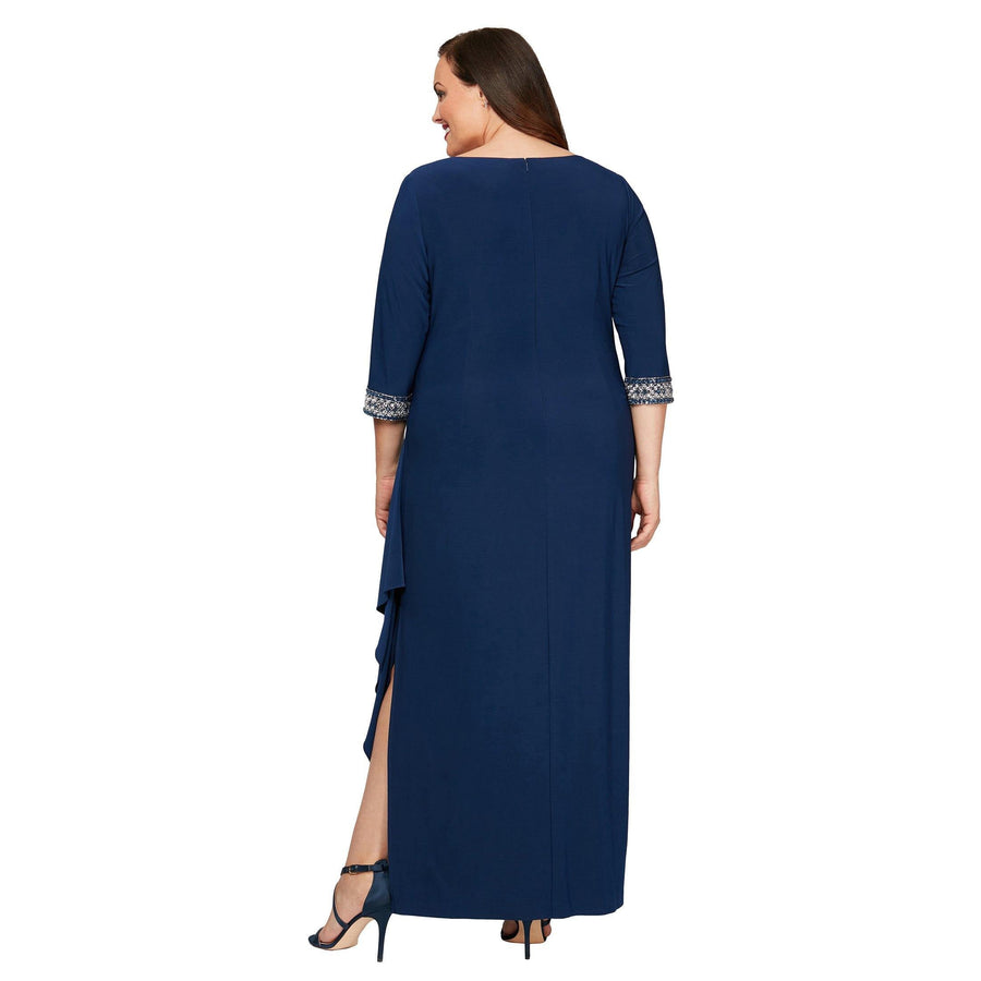 Alex Evenings Plus Size Long Formal Dress 4351416 - The Dress Outlet