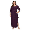 Alex Evenings Plus Size Long Formal Dress 4351416 - The Dress Outlet