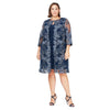 Alex Evenings Plus Size Short Jacket Dress 84122202 - The Dress Outlet