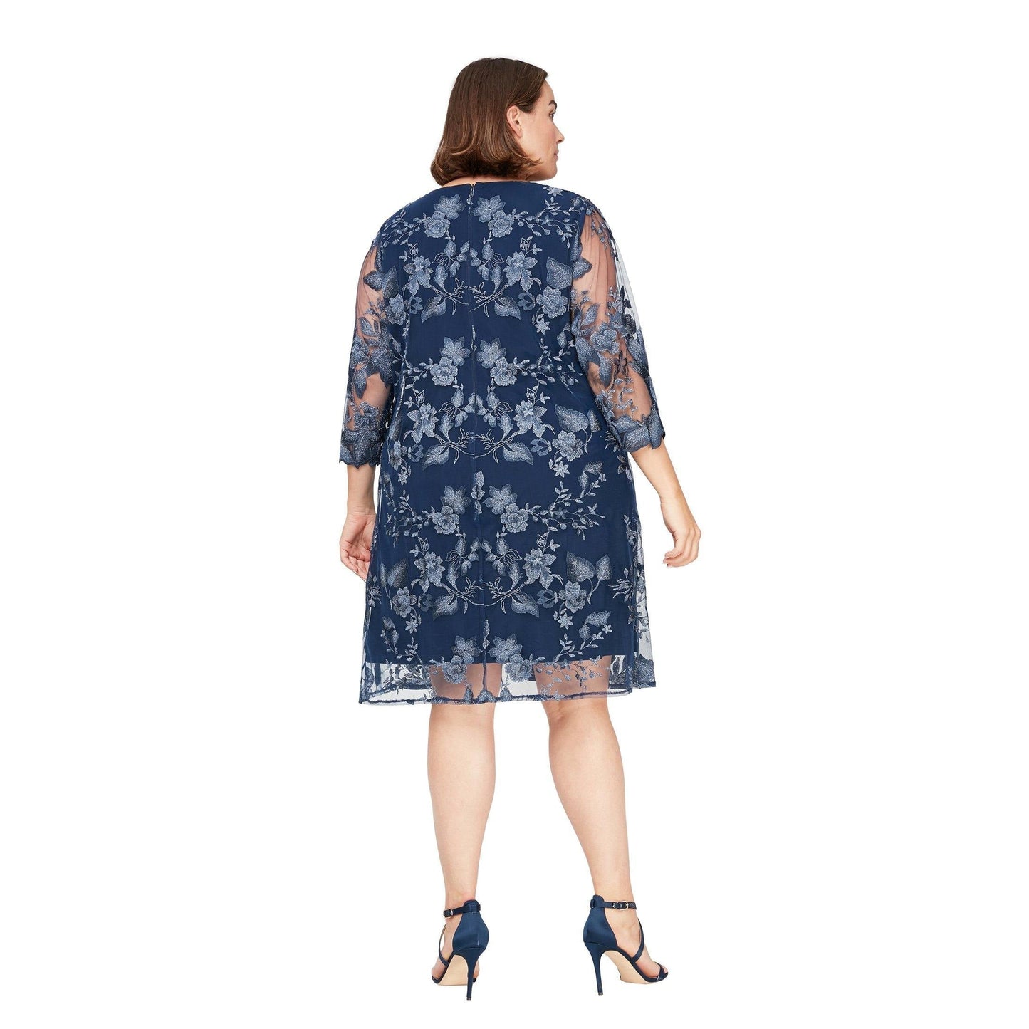 Alex Evenings Plus Size Short Jacket Dress 84122202 - The Dress Outlet