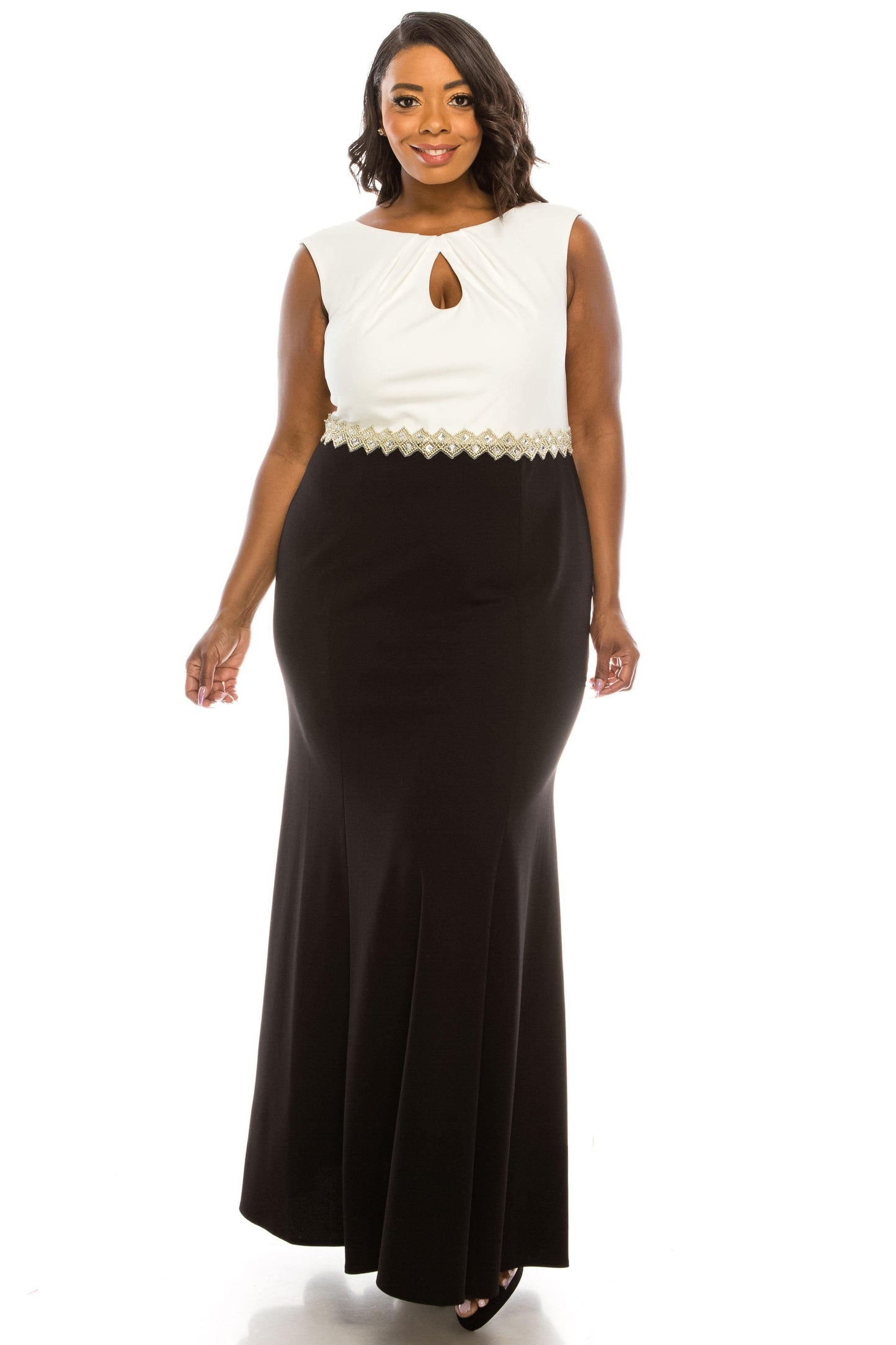 Alex Evenings Long Formal Plus Size Dress 460108 - The Dress Outlet